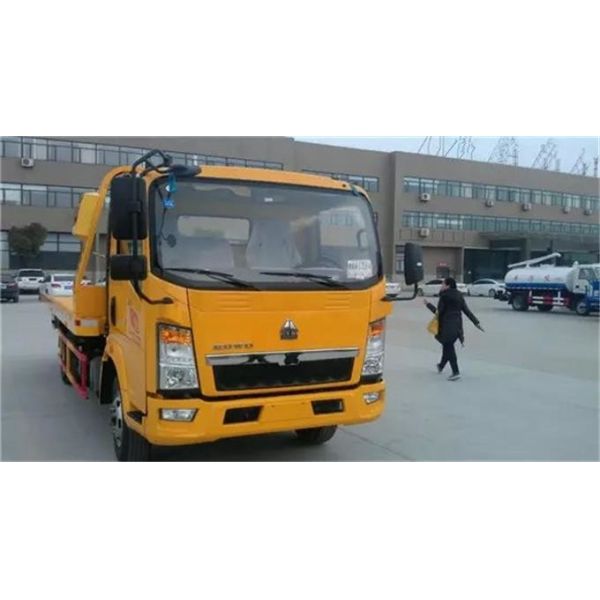 Light Flatbed Special Purpose Truck , Rotator Tow Truck With Cummins Engine