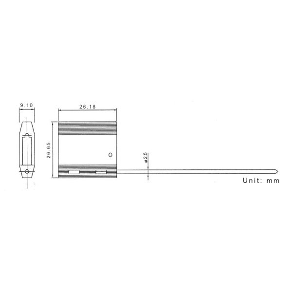Galvanized Steel Wire And Aluminium Alloy Cable Security Seals For Shipping Containers