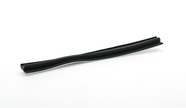 Black Plastic Profile Internal Acoustic Door Sweep Bottom Dust Proof Seal