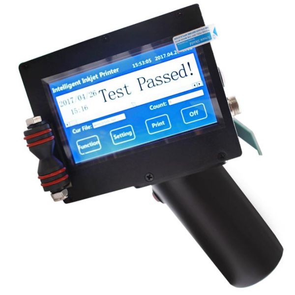 Plastic film , Paper Card , Bag , Box , Carton Industrial Handheld Inkjet Printer for Sale