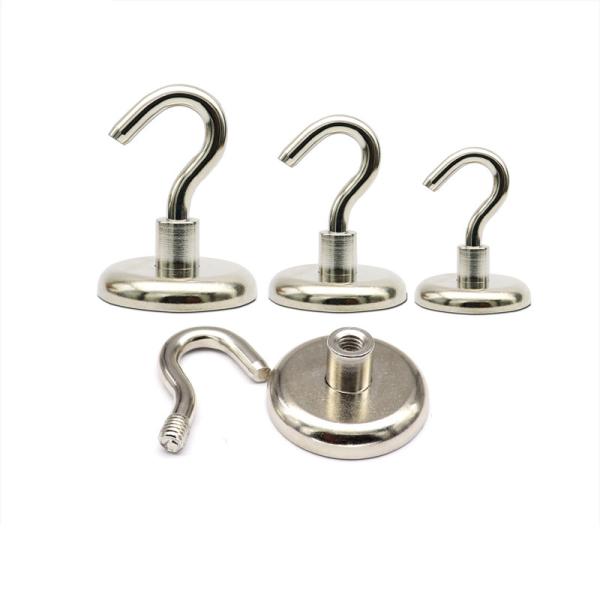 Axial Magnetization Rare Earth Magnet Hook Magnetic Heavy Duty Hooks