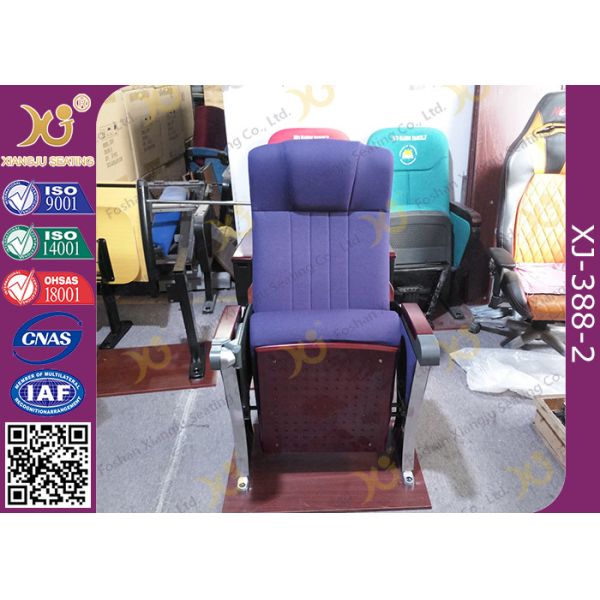 Durable Aluminum Alloy Legs Auditorium Chairs For Nairobi Amphitheater