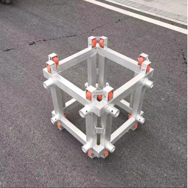 390*390mm Aluminium Stage Truss Portable Aluminum Ladder Truss For Booth Sound