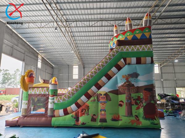Fabricant Slides gonflables commerciaux en PVC Slides gonflables doubles exotiques
