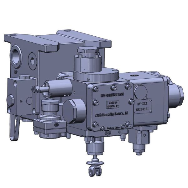 Frein à air de valve de freinage de chemin de fer de distribution d'UIC MSP167TD