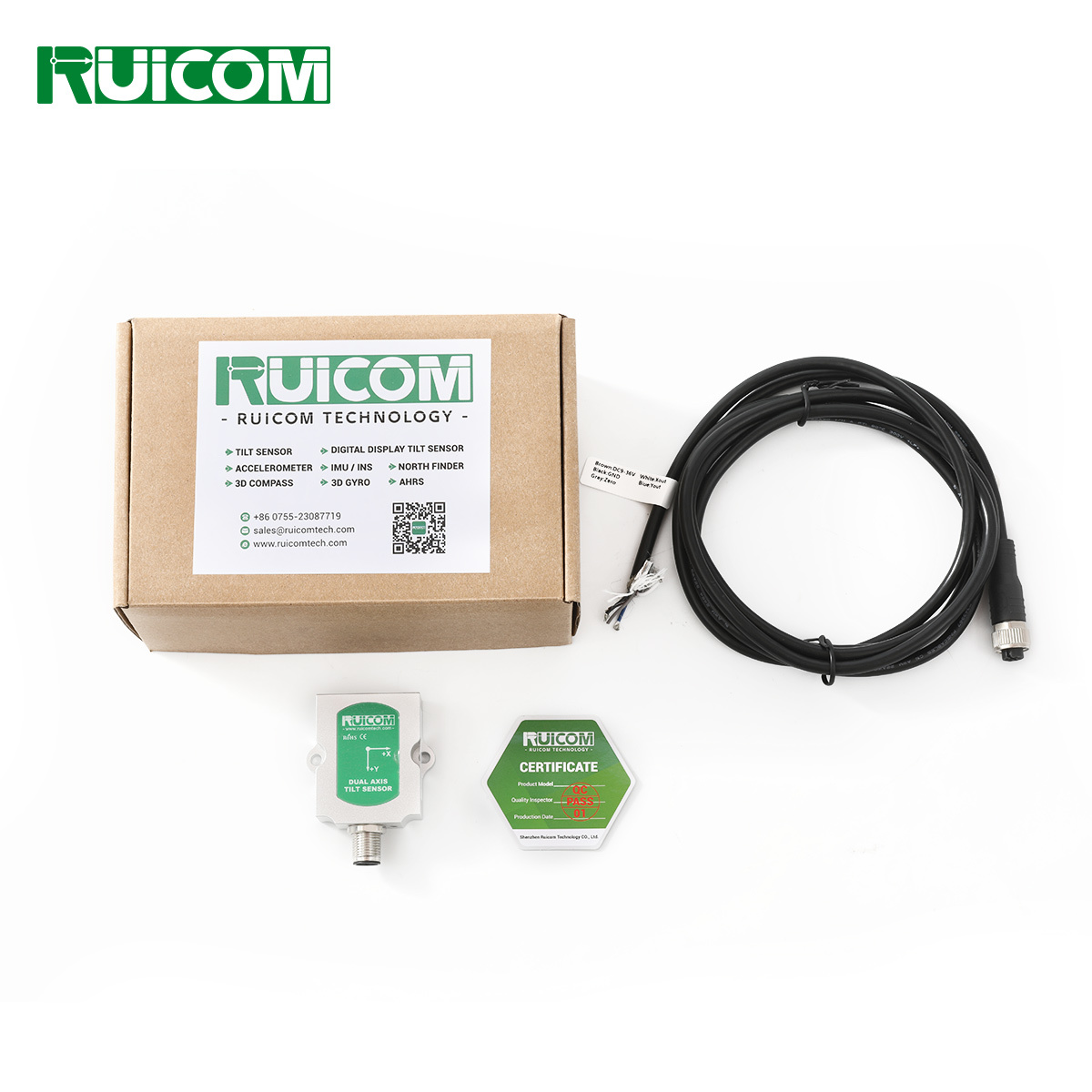 LTS6 Tilt Angle Sensor 0~5V Voltage Output For Aerial Work Platform