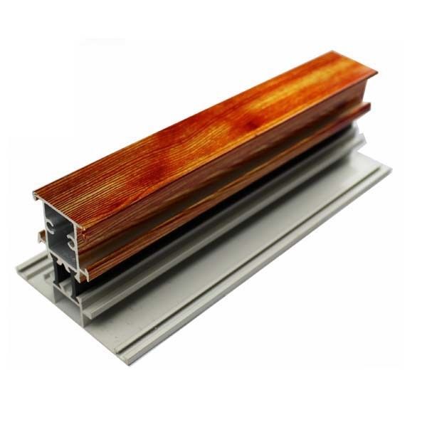 Grey Aluminum Extrusion Profiles , Quality Light Aluminum Sliding Door Profile