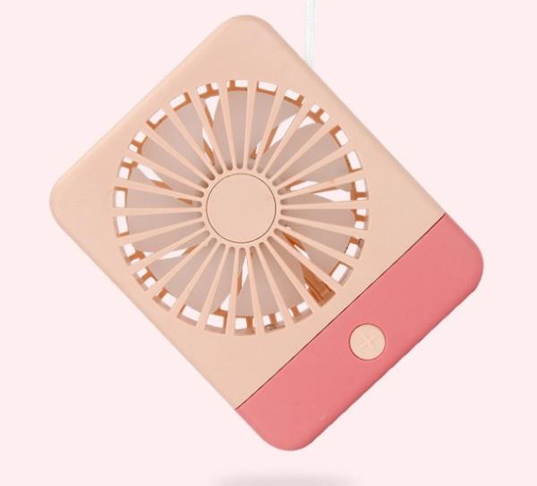 USB 300g Plastic Electronic Products , 9.5*12CM Handheld Mini Portable Fan Three Blades