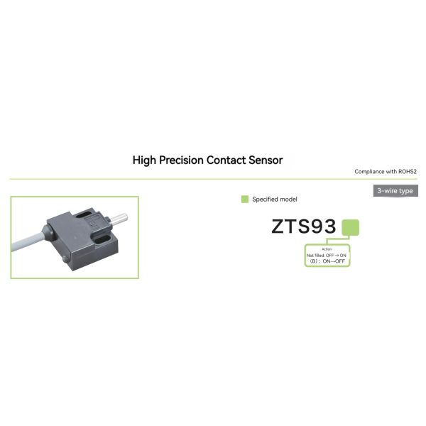 High Precision 0.01mm ZTS93 Sensor IP65 CNC Machine Tool Contact Measuring Instrument Inductive Switch with Red Indicator Light