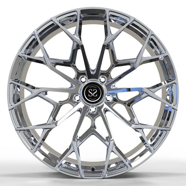 1-PC 1-Piece polonês forjou as rodas a liga de alumínio que orlara 5x112 C8 2021