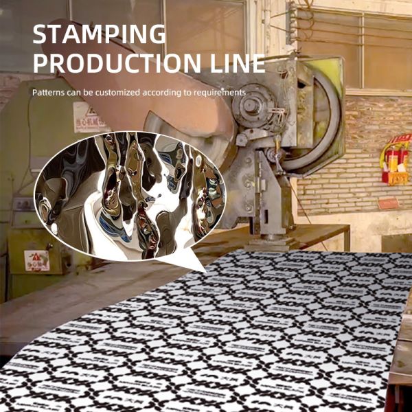 Картины листа нержавеющей стали пульсации воды зеркала лифт серебряной большой белый декоративный