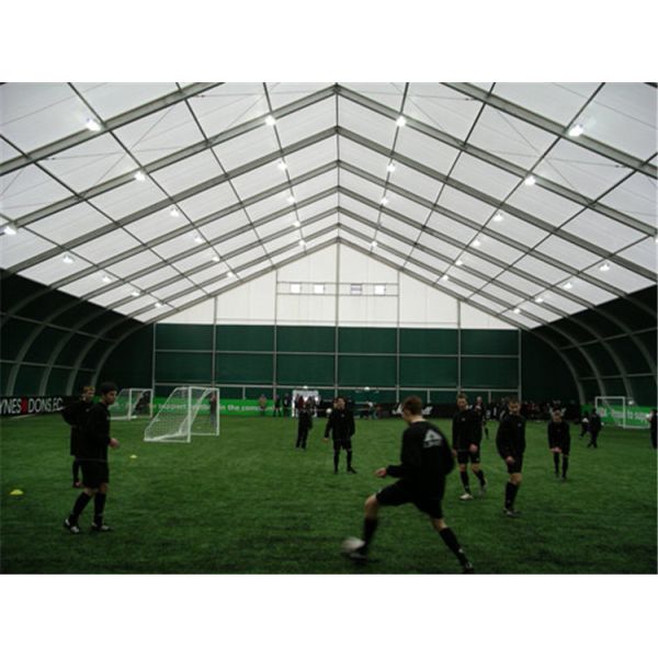 Coated Pvc Extruded Aluminium Alloy Structure Big Marquee Tent , Sports Event Tent Football Clubs