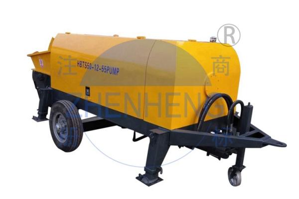 50m3 / Equipamento de construção elétrico móvel da bomba concreta de H para blocos de CLC