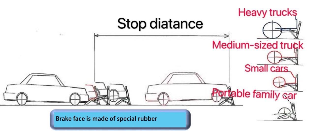25kg Lightweight Vehicle Security Barrier with 8.7m Stopping Distance and Foldable Design for Work Zone Protection
