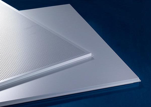 Waterpfoof Suspended False  Waterproof Ceiling Tiles  595x595MM Perforated Or Non-Perforated