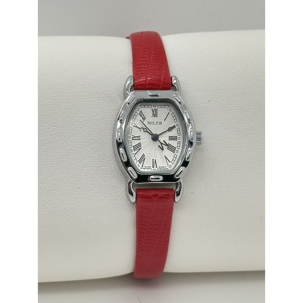 ミラー ML-222 クラシック ホールセール ギフト 軽量 本物の レディース レザー 腕時計 クォーツ