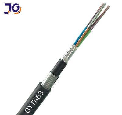 Cabo de fibra ótica diretamente enterrado blindado de alumínio GYTA53