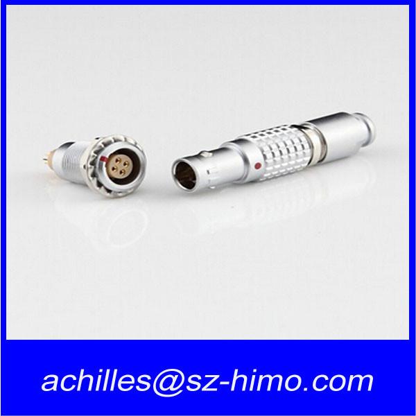 push pull quick release 2pin 3pin 4pin 5pin 6 pin MicroDot to lemo sealed connector