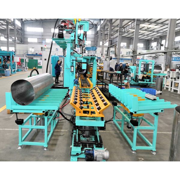 Máquina de soldadura de depósito de agua de acero inoxidable Max 500A Equipo de soldador longitudinal automático