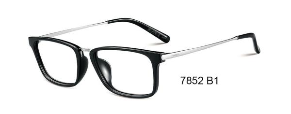 53MM Lens Ultra Light Eyeglass Frames Metal Temple Eyeglasses Square Frames