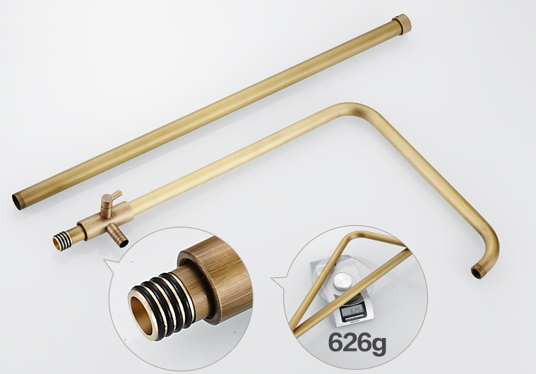 Luxury Copper Antique Shower European Rain Shower Faucets