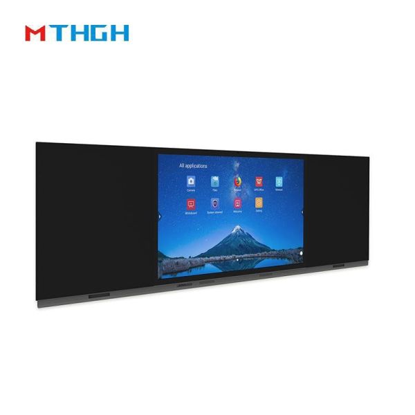 65 Inch 4K Flat Writing Panel Intelligent Electronic Blackboard with Multi-User Support for Collaborative Learning