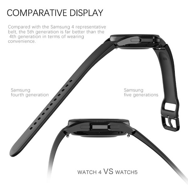 20мм Заменяющие браслеты Часовые ленты для Samsung GaLaxy Watch 4 5 44мм 45мм 10 цветов