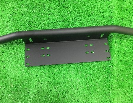 Metal Stell & Stainless steel Licence Frame Silver / Black