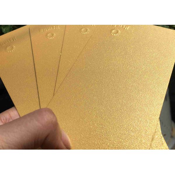 Высокопроизводительное металлическое золото блестящее TGIC Powder Coat