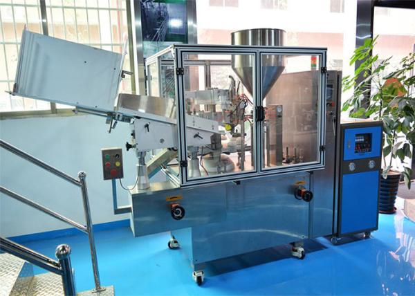 Automated Cream Ointment Tube Filling And Sealing Machine Suit For Plastic Tube
