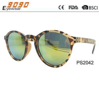 New arrival and hot sale of plastic  round sunglasses,suitable for men and women