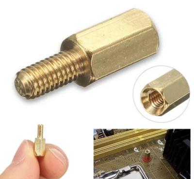 CNC Turned Self Clinching Fasteners Hexagonal Stainless Steel Material Non Standard