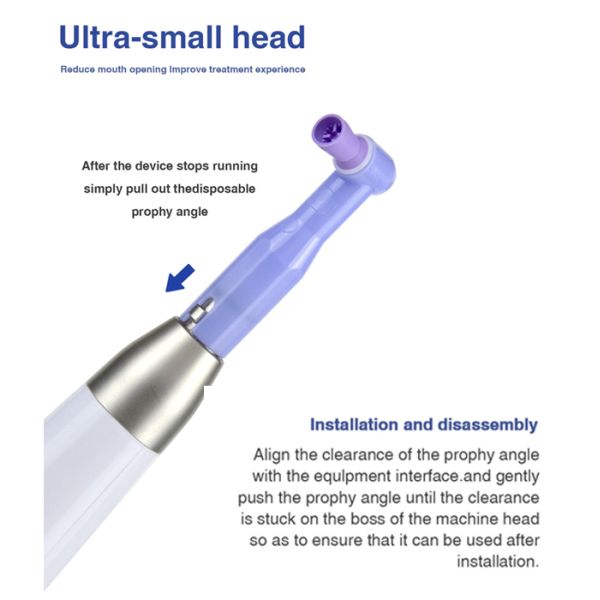 Dental Cordless Polishing Wireless Electric Motor With Prophy Angles Machine  Dental Tools
