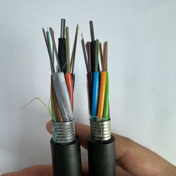 GYTS Armored Fiber Optic Cable 288 Core Outdoor Direct Burial Steel Tape Optical Cable
