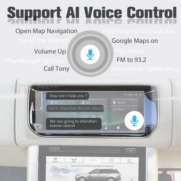 Android Auto 10,25 дюймовое автомобильное радио для Range Rover Vogue L405 Carplay HD LCD сенсорный экран Мультимедийный видеоплеер GPS