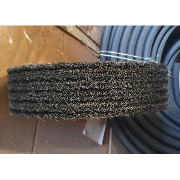 Heavy Duty Twisted 18 Inch Knotted Wire Wheel Brush Roller For Rust Removal