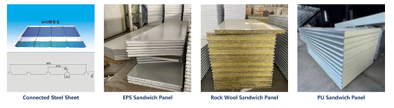 Popular Steel Structure Warehouse Drawing Design SAP2000 / TEKLA Prefabricated