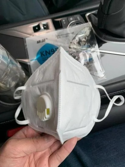 Reusable Kn95 Surgical Mask Hospital Face Masks Anti Infection With Valved