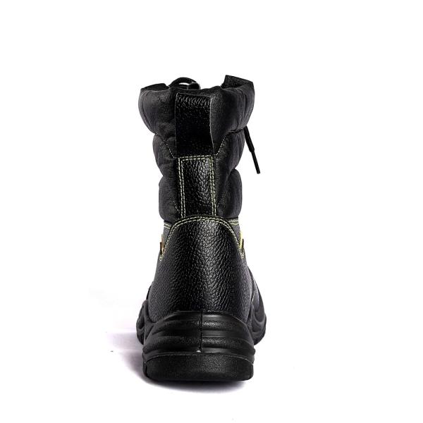 Shengjie Black Footwear Lace Up Cut Steel Toe PU Sole Protection Shock Function Anti Slip Work Boots Safety Shoes