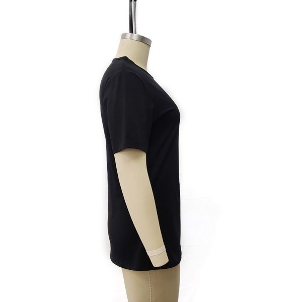 Sport Fast Dry Cotton Plus Size Long Sleeve Men Women Kids Girls' Boys Black White Blank T Shirt