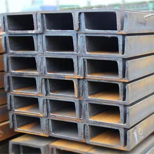 Finely Processed U-Shape Steel Channels U-Bar for Industry Tolerance ±1% Colour Black