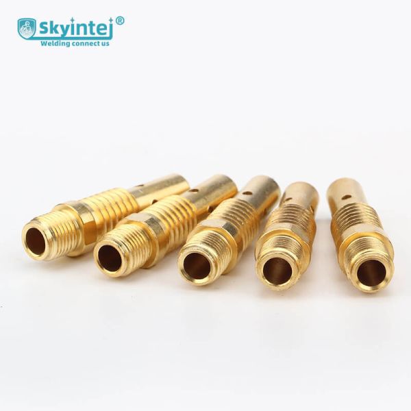 350A MIG Welding Torch Tip Holder Brass & Copper Contact Tip Holder Threaded Compatible with for 350A Gun
