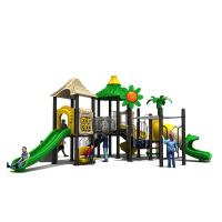 Le terrain de jeu fait sur commande d'anti enfants statiques glisse extérieur en plastique