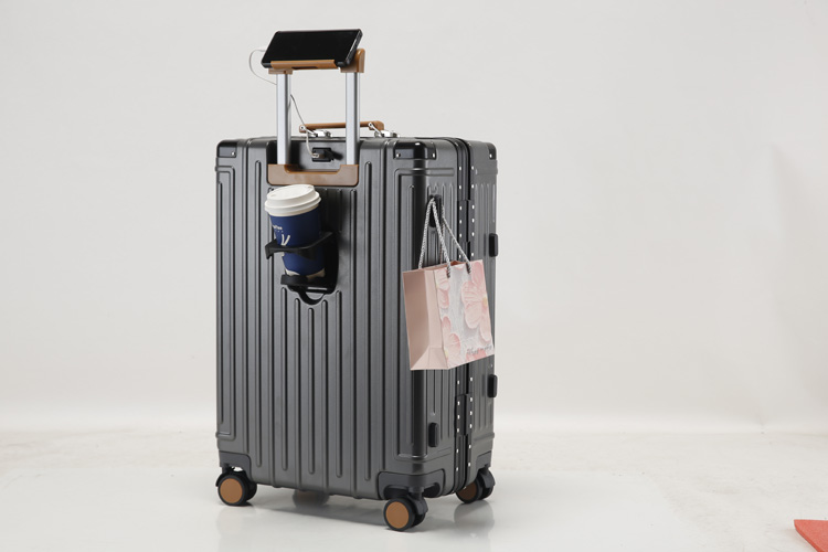 New 20-Inch Boarding Case 24-Inch Anti-Fall Trolley Case Mute Wheel PC Password Luggage Suitcase Mainly ABS Unisex Spinner
