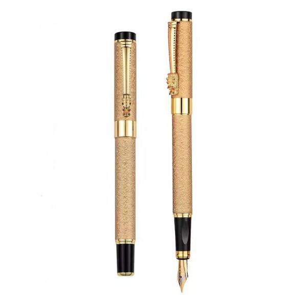 0.036 kg Iridium Ink Metal Frosted Pole Pen for Business Gift and Adult Calligraphy