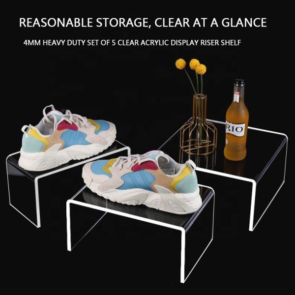 Table Acrylic Step Risers Clear Strong Custom Acrylic Risers For Dessert Table