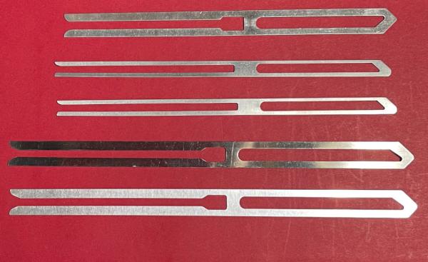 3x1.5mm Drop Wire Heald For High Speed Automatic Lace Band Crochet Machine
