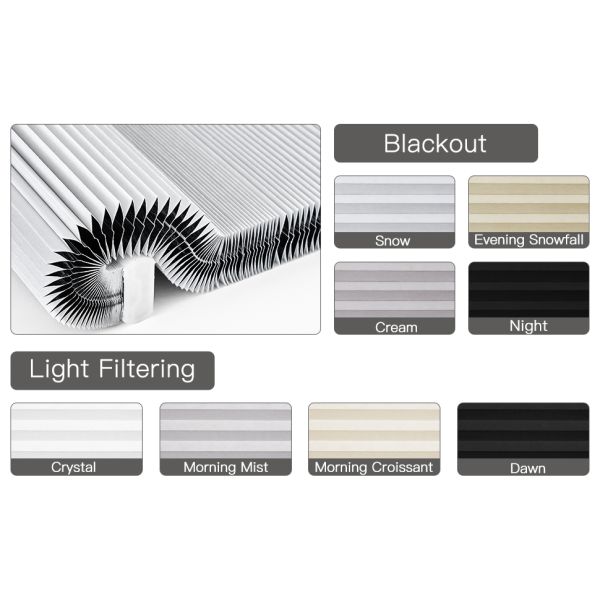 Шторки окна сота теней бесшнуровой светомаскировки Groupeve клетчатые для дома