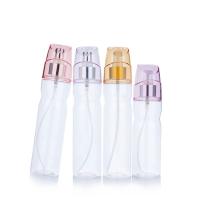 Bouteille cylindrique transparente en plastique de 200/250 ml avec couvercle blanc/noir/jaune/rose pour bouteille de pulvérisation à déclencheur vide