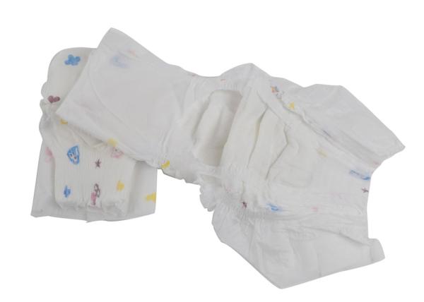 Non Woven Fabric Disposable Baby Diaper 18lbs Fluff Pulp Environmental Protection